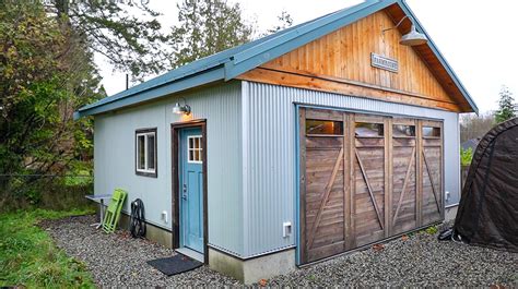 convert metal garage to house|single car garage conversion ideas.